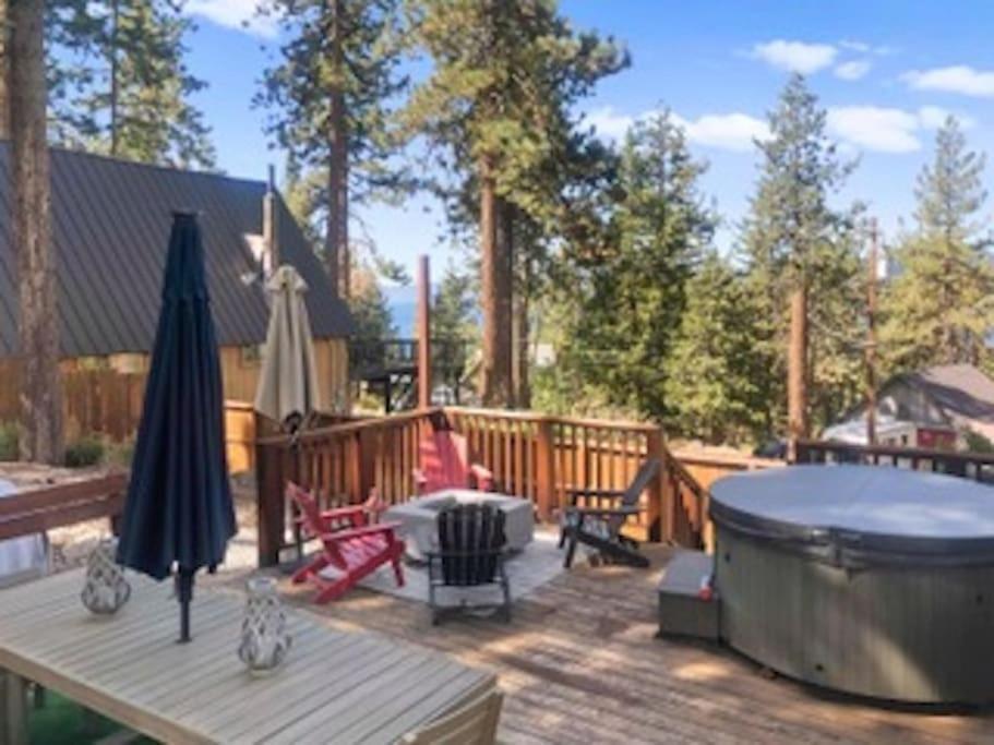 Lake Views, Pet-Friendly Cabin With Hot-Tub In King'S Beach كينغس بيتش المظهر الخارجي الصورة